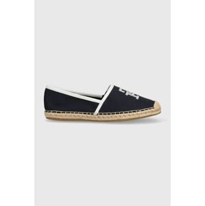 Espadrilky Tommy Hilfiger TH EMBROIDERED ESPADRILLE tmavomodrá farba