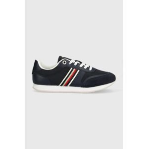 Tenisky Tommy Hilfiger ESSENTIAL RUNNER tmavomodrá farba, FW0FW07163