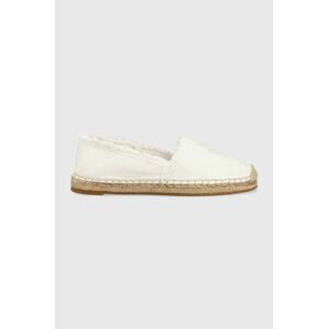 Espadrilky Tommy Hilfiger ECRU DENIM ESPADRILLE biela farba, FW0FW07271