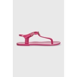 Sandále Love Moschino dámske, ružová farba, JA16011G0GI37604