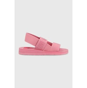 Sandále Love Moschino dámske, ružová farba, JA16033G0GJN7618