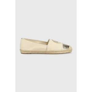 Espadrilky MICHAEL Michael Kors Kendrick zlatá farba, 40S3KNFP2D