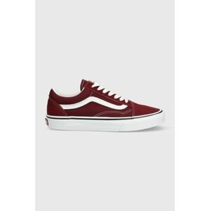 Tenisky Vans Old Skool dámske, bordová farba