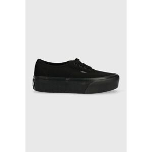 Tenisky Vans Authentic Stackform VN0A5KXXBKA1-BLACK, dámske, čierna farba, VN0A5KXXBKA1