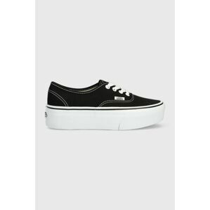 Tenisky Vans Authentic Stackform VN0A5KXXBMX1-BLKWH, dámske, čierna farba,