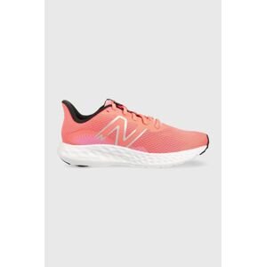 Bežecké topánky New Balance 411v3 ružová farba