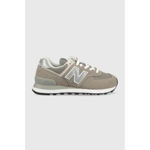 Tenisky New Balance WL574EVG šedá farba