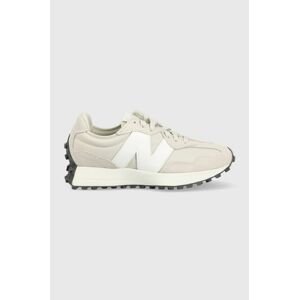 Tenisky New Balance U327EE U327EE-7EE, béžová farba