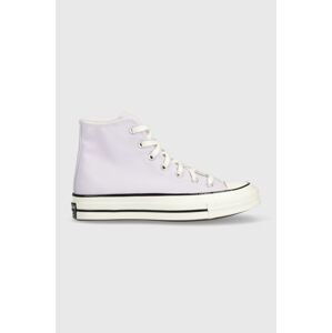 Tenisky Converse Chuck 70 HI dámske, fialová farba, A02754C