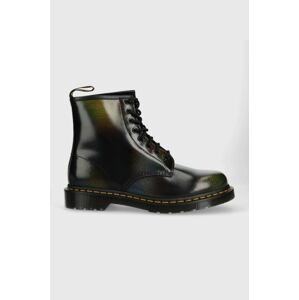 Kožené workery Dr. Martens 1460 For Pride dámske, čierna farba, na plochom podpätku, DM30634038