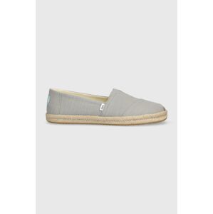 Espadrilky Toms Alpargata Rope šedá farba, 10019690