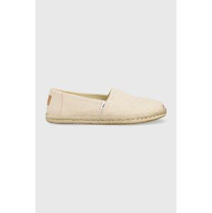 Espadrilky Toms Alpargata Rope ružová farba, 10019903