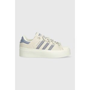 Tenisky adidas Originals Superstar Bonega HQ4284-ALUMIN/SIL, béžová farba