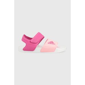 Detské sandále adidas ADILETTE SANDAL K ružová farba