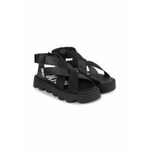 Detské sandále Dkny čierna farba