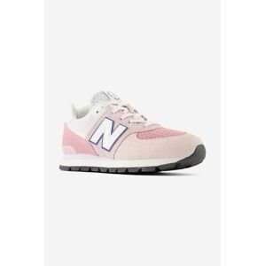 Detské tenisky New Balance GC574DH2 ružová farba