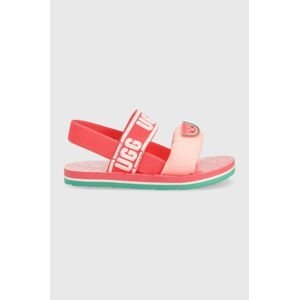 Detské sandále UGG červená farba
