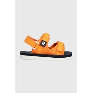 Detské sandále Reima oranžová farba