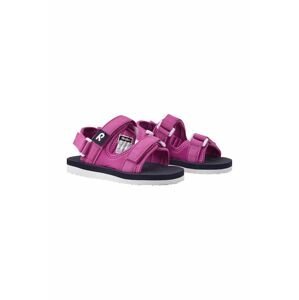 Detské sandále Reima fialová farba