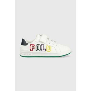 Detské tenisky Polo Ralph Lauren biela farba
