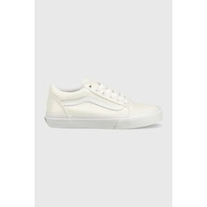 Detské tenisky Vans JN Old Skool GLTR WHITE biela farba