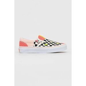 Detské tenisky Vans UY Classic Slip On Patch FRTC MDGRE