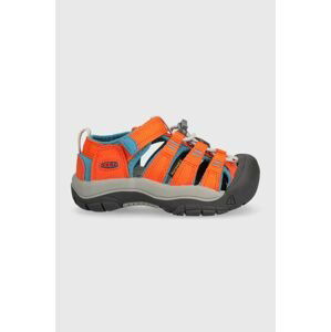 Detské sandále Keen oranžová farba