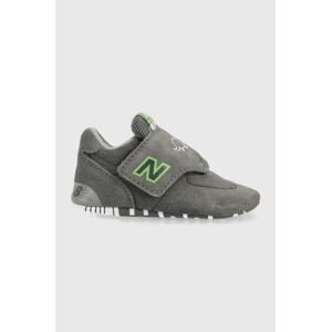 Detské tenisky New Balance 574 šedá farba