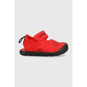 Detské sandále New Balance červená farba