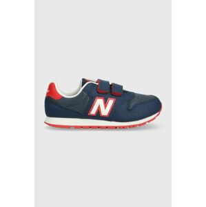 Detské tenisky New Balance NBPV500 tmavomodrá farba