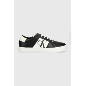 Tenisky Calvin Klein Jeans YM0YM00569 CLASSIC CUPSOLE R LTH-NY MONOG čierna farba