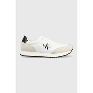 Tenisky Calvin Klein Jeans Ym0ym00683 Retro Runner Su-ny Mono biela farba