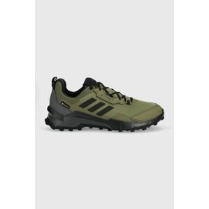 Topánky adidas TERREX AX4 GTX HP7400-FOCOLI/BLK, pánske, zelená farba