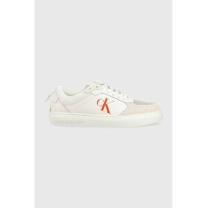 Tenisky Calvin Klein Jeans CASUAL CUPSOLE XRAY biela farba, YM0YM00607