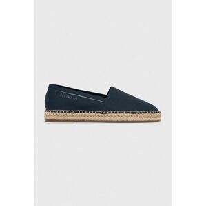 Espadrilky Calvin Klein ESPADRILLE CV tmavomodrá farba, HM0HM00539