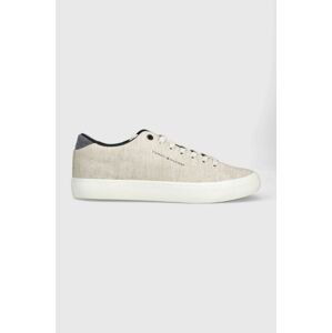 Tenisky Tommy Hilfiger TH HI VULC CORE LOW CHAMBRAY biela farba, FM0FM04738