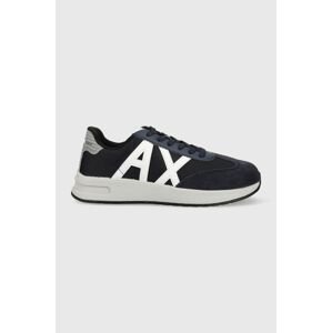 Tenisky Armani Exchange XUX071.XV527.S282 tmavomodrá farba, XUX071 XV527 S282