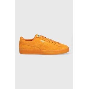 Semišové tenisky Puma Suede Classic XXI oranžová farba, 374915.m