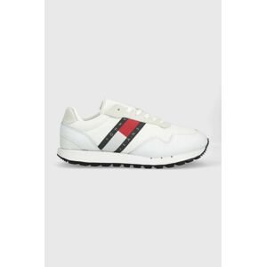 Tenisky Tommy Jeans RETRO RUNNER ESS biela farba, EM0EM01081