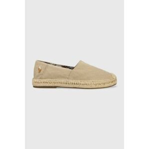 Espadrilky Polo Ralph Lauren Cevio Slip béžová farba, 803893744003