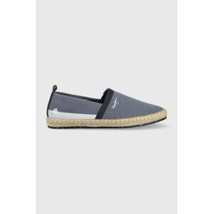 Espadrilky Pepe Jeans TOURIST tmavomodrá farba, PMS10312