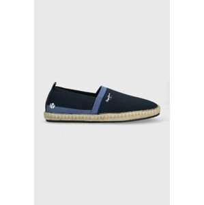 Espadrilky Pepe Jeans TOURIST tmavomodrá farba, PMS10313