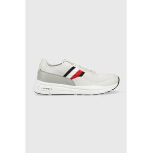 Tenisky Tommy Hilfiger PREMIUM LIGHTWEIGHT RUNNER KNIT šedá farba