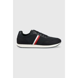 Tenisky Tommy Hilfiger CORE LO RUNNER tmavomodrá farba, FM0FM04504