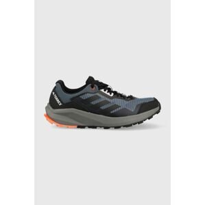 Topánky adidas TERREX TRAILRIDER HR1157-WONSTE/ORA, pánske, tmavomodrá farba