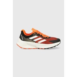 Topánky adidas TERREX Soulstride Flow pánske, oranžová farba