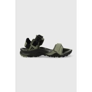 Sandále adidas TERREX Cyprex Sandal II pánske, zelená farba