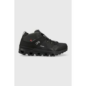 Topánky On-running Cloudtrax Waterproof pánske, čierna farba