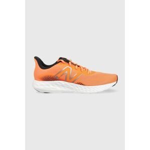 Bežecké topánky New Balance 411v3 oranžová farba