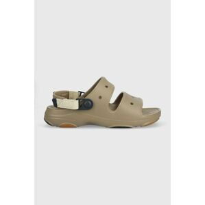 Sandále Crocs Classic All Terain Sandal pánske, hnedá farba